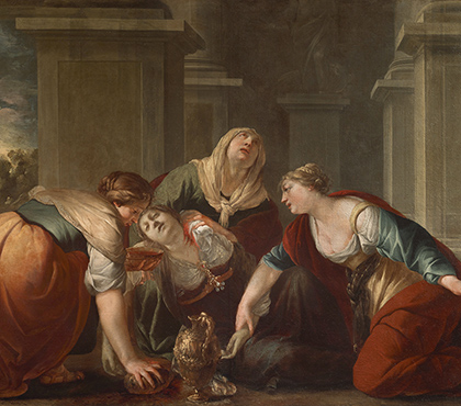 The death of Saint Cecile